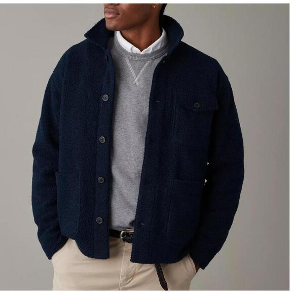 American Eagle Outfitters Other - #1896 American Eagle AE Mens NWT Blue Fleece Chore Coat Size Small & XXL